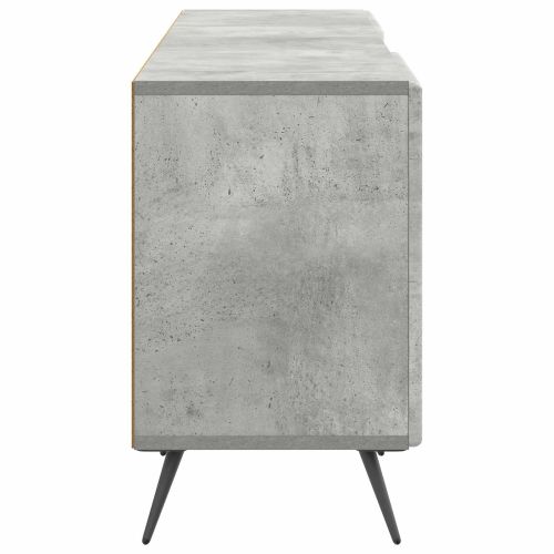 ТВ шкаф Бетонно сиво 150 x 31 x 50 см Инженерна дървесина