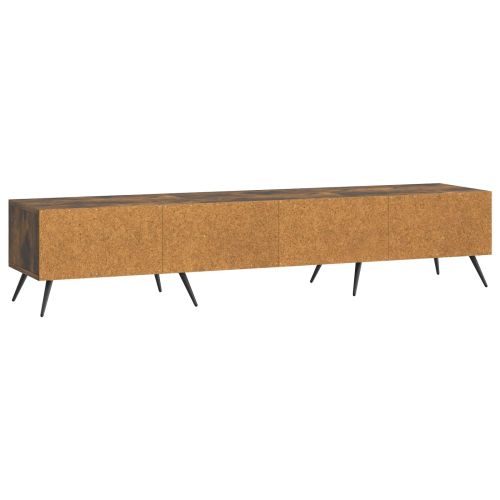 ТВ шкаф Опушен дъб 147 x 34,5 x 30 см Инженерна дървесина