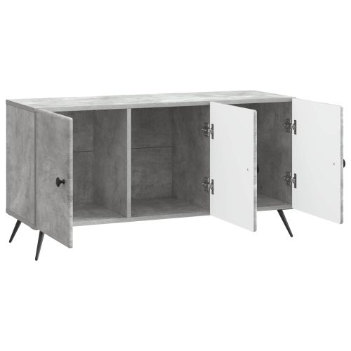 ТВ шкаф Бетонно сиво 99 x 34,5 x 50 см Инженерна дървесина
