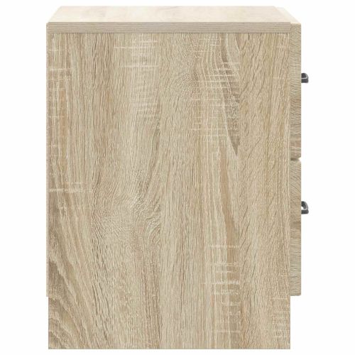 Нощен шкаф с чекмедже 2 pcs Дъб сонома 43 x 34,5 x 44,5 см