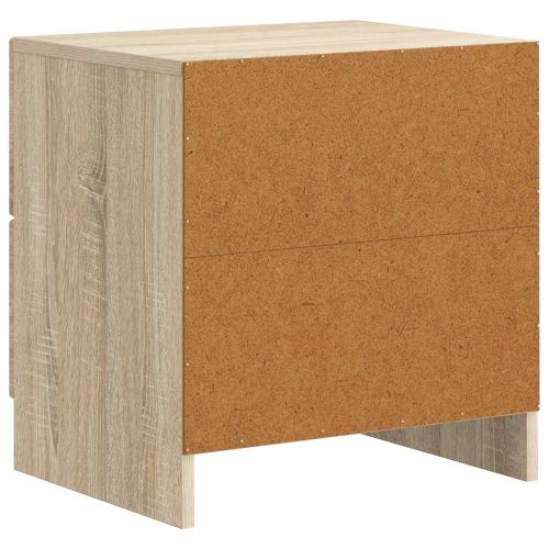 Нощен шкаф с чекмедже 2 pcs Дъб сонома 43 x 34,5 x 44,5 см