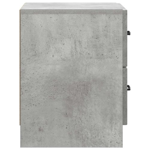 Нощен шкаф Бетонно сиво 43 x 34,5 x 44,5 см Инженерна дървесина