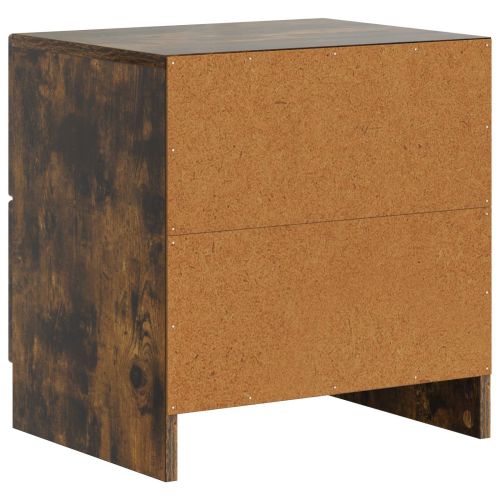 Нощен шкаф Опушен дъб 43 x 34,5 x 44,5 см Инженерна дървесина