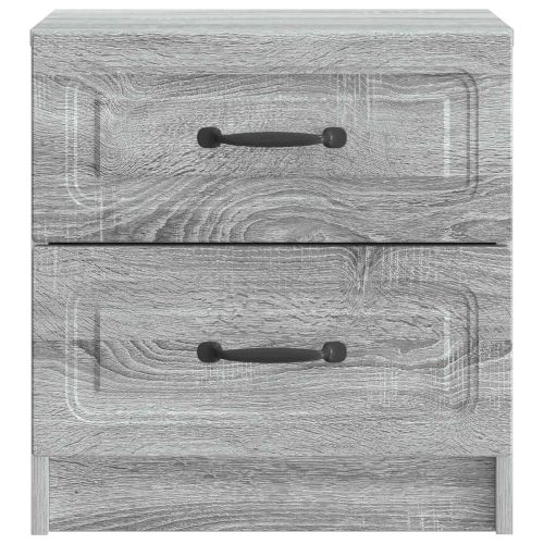 Нощен шкаф с чекмедже 2 pcs Сива сонома 43 x 34,5 x 44,5 см