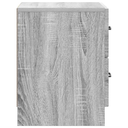 Нощен шкаф с чекмедже 2 pcs Сива сонома 43 x 34,5 x 44,5 см