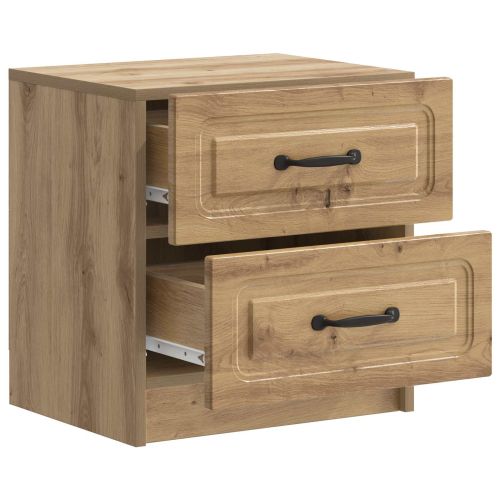 Нощен шкаф с чекмедже 2 pcs Дъб артизан 43 x 34,5 x 44,5 см