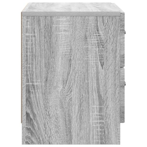 Нощен шкаф Сива сонома 62 x 34,5 x 44,5 см Инженерна дървесина