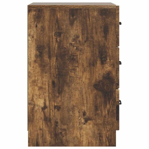 Нощен шкаф Опушен дъб 43 x 41 x 63,5 см Инженерна дървесина