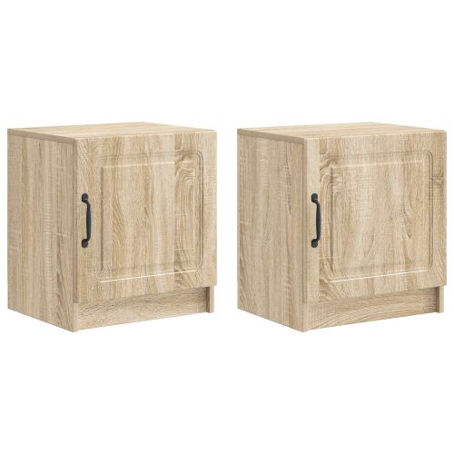 Нощен шкаф 2 pcs Дъб сонома 43 x 34,5 x 47 см
