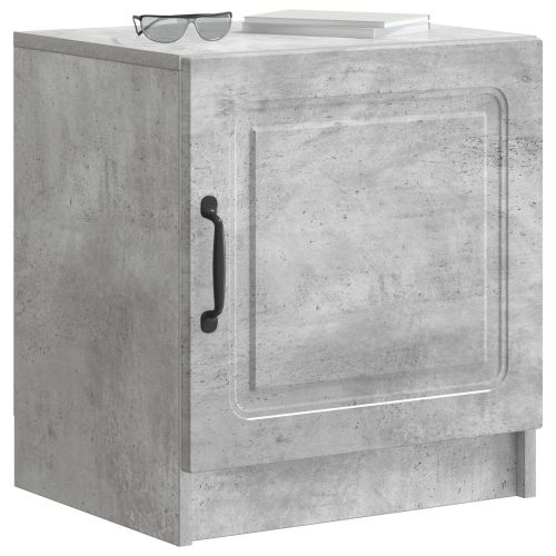 Нощен шкаф 2 pcs Бетонно сиво 43 x 34,5 x 47 см