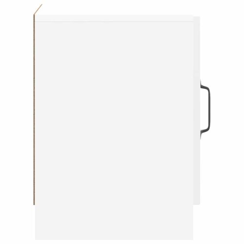 Нощен шкаф 2 pcs Бял гланц 43 x 34,5 x 47 см