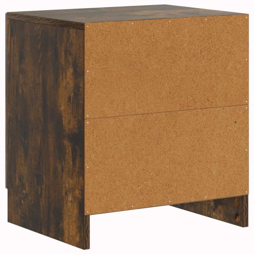 Нощен шкаф Опушен дъб 43 x 34,5 x 47 см Инженерна дървесина