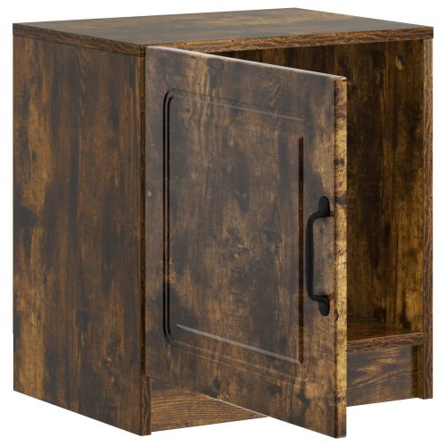 Нощен шкаф 2 pcs Опушен дъб 43 x 34,5 x 47 см