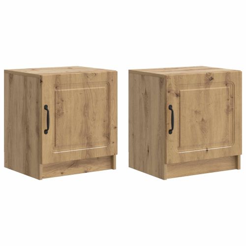 Нощен шкаф 2 pcs Дъб артизан 43 x 34,5 x 47 см