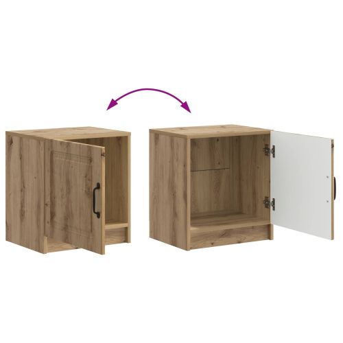 Нощен шкаф 2 pcs Дъб артизан 43 x 34,5 x 47 см