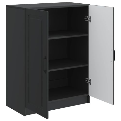 Служебен шкаф Черно 66 x 34,5 x 87 см Инженерна дървесина