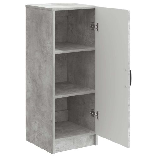Служебен шкаф Бетонно сиво 33 x 34,5 x 87 см