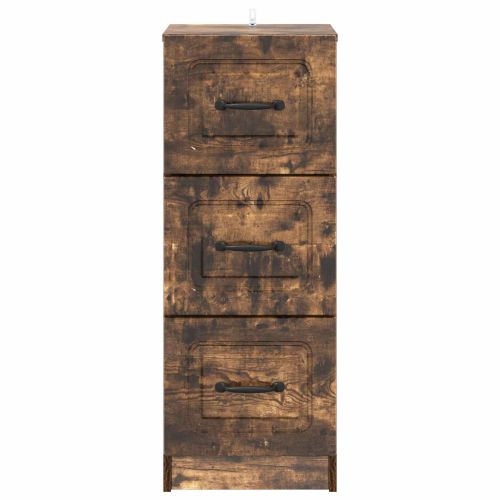 Чекмеджетен шкаф Опушен дъб 33 x 34,5 x 87 см