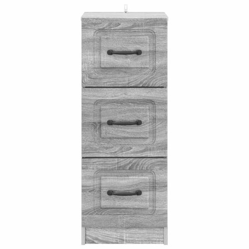 Чекмеджетен шкаф Сива сонома 33 x 34,5 x 87 см