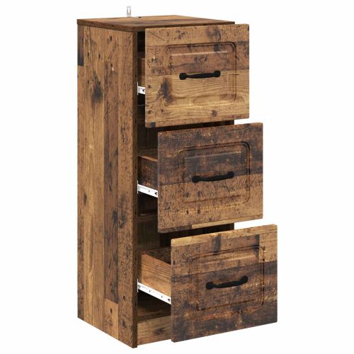 Чекмеджетен шкаф Старо дърво 33 x 34,5 x 87 см