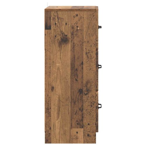 Чекмеджетен шкаф Старо дърво 33 x 34,5 x 87 см