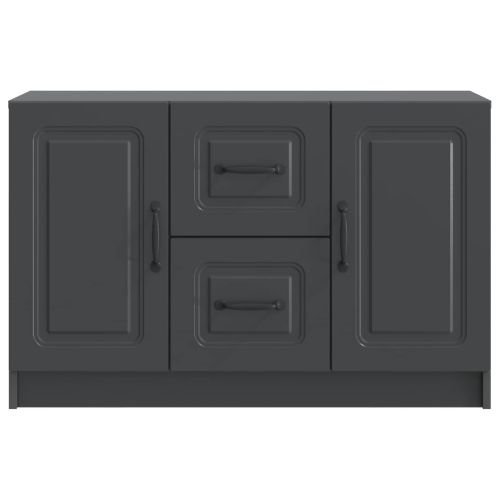 Служебен шкаф Черно 89 x 34,5 x 57 см Инженерна дървесина