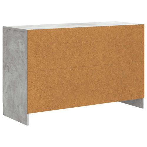 Служебен шкаф с чекмедже Бетонно сиво 89 x 34,5 x 57 см