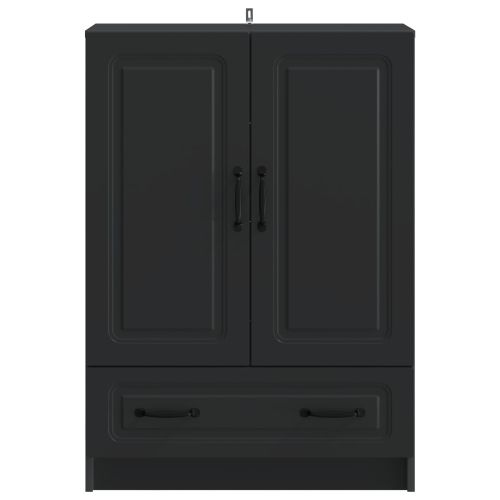 Служебен шкаф Черно 66 x 34,5 x 92 см Инженерна дървесина