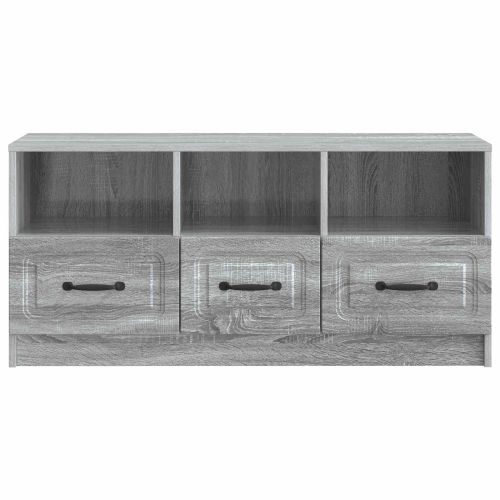 ТВ шкаф Сива сонома 102 x 34,5 x 47 см Инженерна дървесина