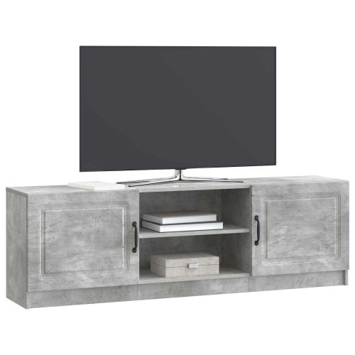 ТВ шкаф Бетонно сиво 150 x 31 x 47 см Инженерна дървесина