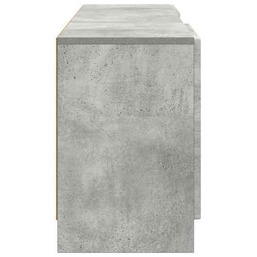 ТВ шкаф Бетонно сиво 150 x 31 x 47 см Инженерна дървесина