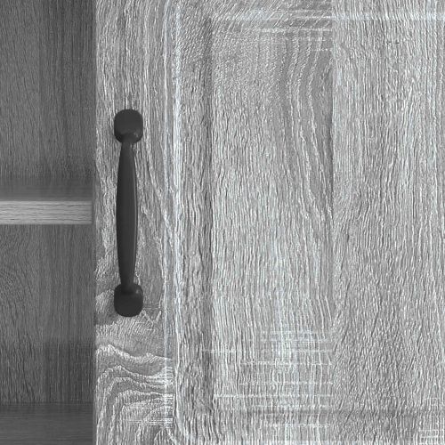 ТВ шкаф Сива сонома 150 x 31 x 47 см Инженерна дървесина