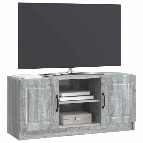 ТВ шкаф Сива сонома 102 x 34,5 x 47 см Инженерна дървесина