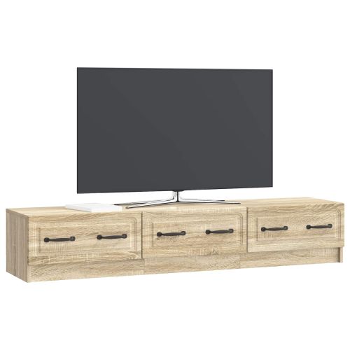 ТВ шкаф Дъб сонома 147 x 34,5 x 27 см Инженерна дървесина
