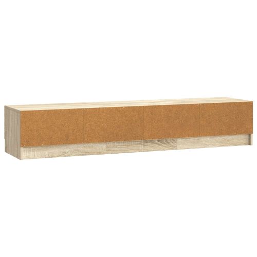 ТВ шкаф Дъб сонома 147 x 34,5 x 27 см Инженерна дървесина