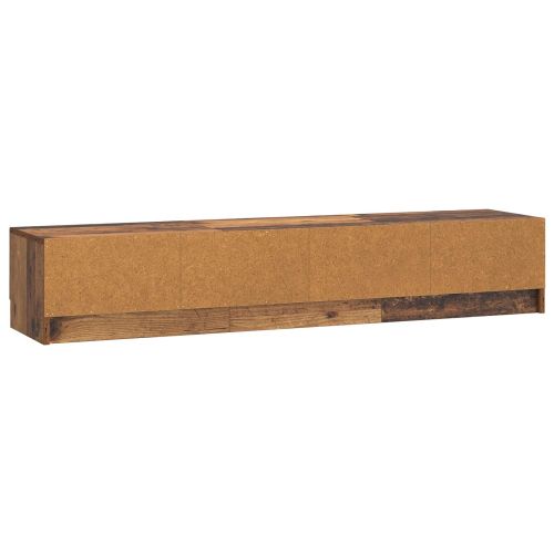ТВ шкаф Старо дърво 147 x 34,5 x 27 см Инженерна дървесина