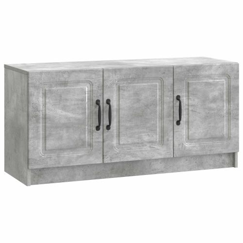 ТВ шкаф Бетонно сиво 99 x 34,5 x 47 см Инженерна дървесина
