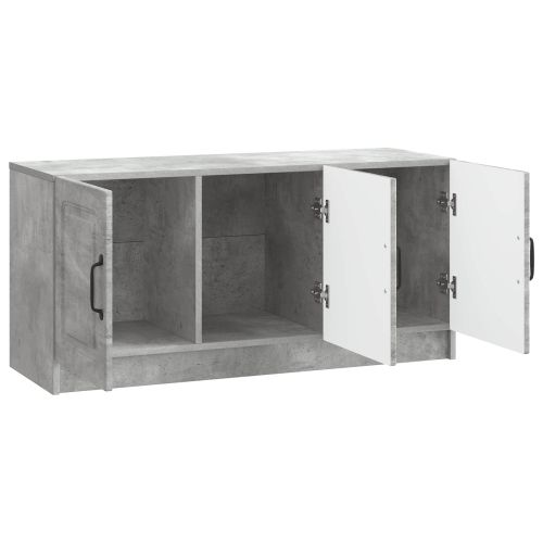 ТВ шкаф Бетонно сиво 99 x 34,5 x 47 см Инженерна дървесина