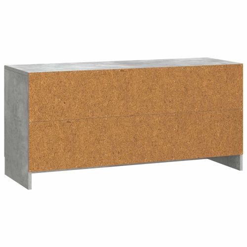 ТВ шкаф Бетонно сиво 99 x 34,5 x 47 см Инженерна дървесина
