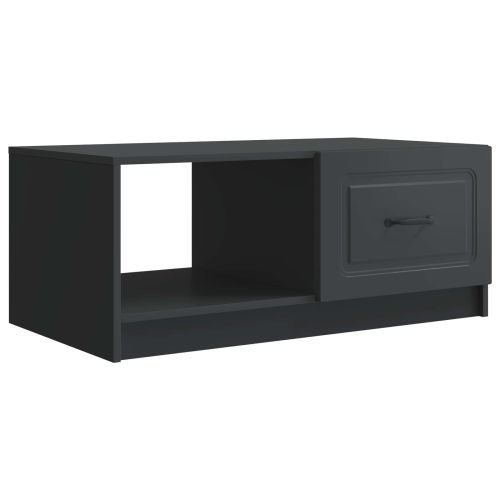 Масичка за кафе Черно 90 x 50 x 37 см Инженерна дървесина