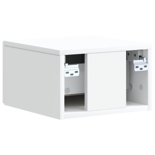 Спален шкаф с монтаж на стена 2 pcs Бяло 33 x 34,5 x 20 см