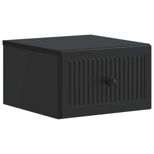 Спален шкаф с монтаж на стена Черно 33 x 34,5 x 20 см