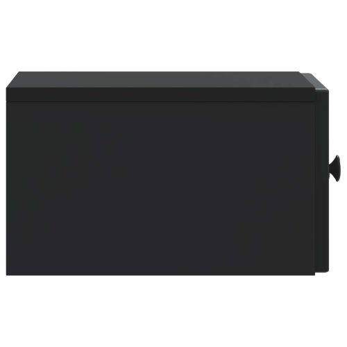 Спален шкаф с монтаж на стена Черно 33 x 34,5 x 20 см