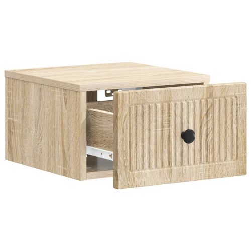 Спален шкаф с монтаж на стена Дъб сонома 33 x 34,5 x 20 см