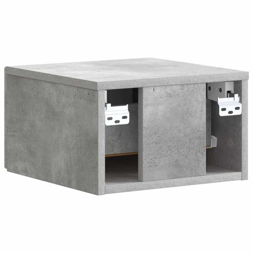 Спален шкаф с монтаж на стена Бетонно сиво 33 x 34,5 x 20 см