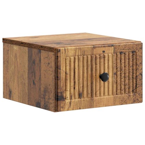 Спален шкаф с монтаж на стена Старо дърво 33 x 34,5 x 20 см