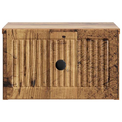 Спален шкаф с монтаж на стена Старо дърво 33 x 34,5 x 20 см