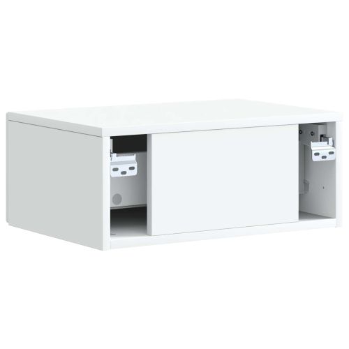 Нощен шкаф 2 pcs Бяло 49 x 34,5 x 20 см Инженерна дървесина