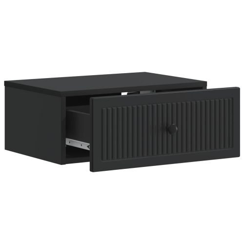 Нощен шкаф 2 pcs Черно 49 x 34,5 x 20 см Инженерна дървесина