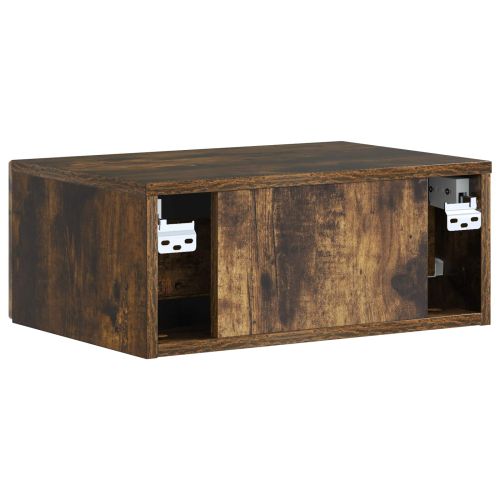Нощен шкаф с чекмедже 2 pcs Опушен дъб 49 x 34,5 x 20 см